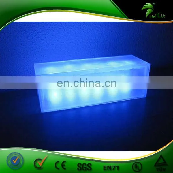 Fashion Blue LED Illuminated Acrylic Display Case manufacturer