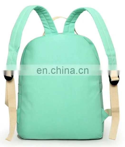 Hot sale canvas backpack with tote bag in stock