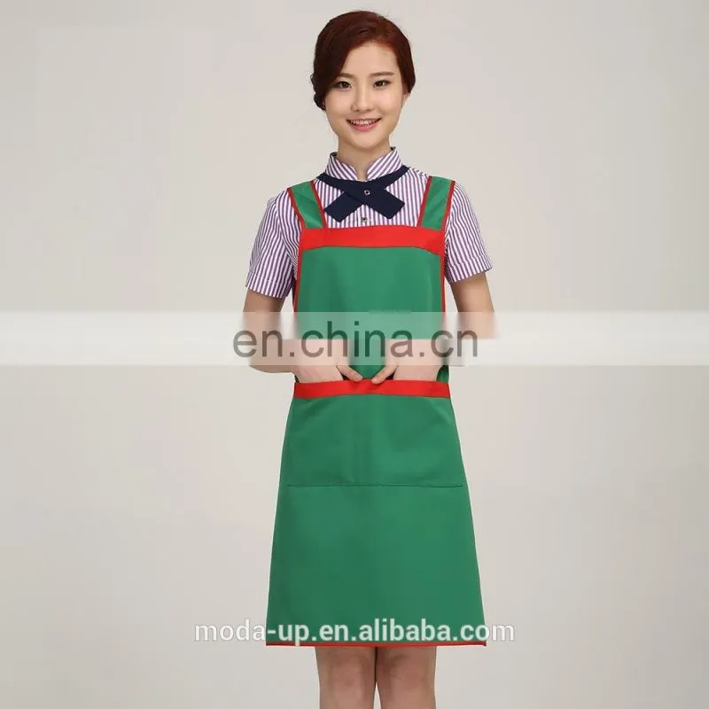 beautiful kitchen apron custom logo high quality from Chinese supplier