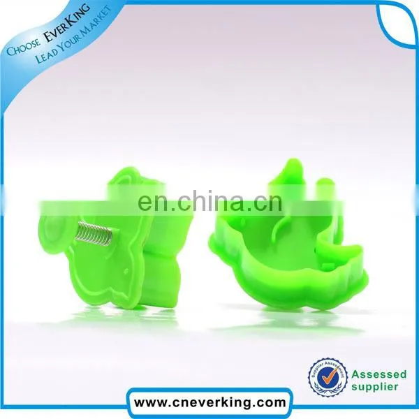 love bird shape plastic cookie cutter in mold