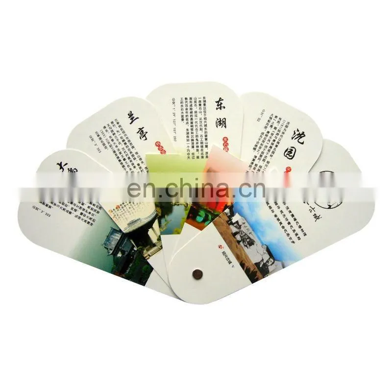 high-quality logo printing customisable die cut paper fans