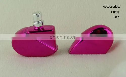 30ml heart shape glass perfume bottle