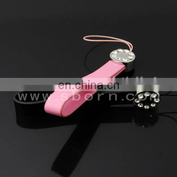 Solid color mobile phone strap