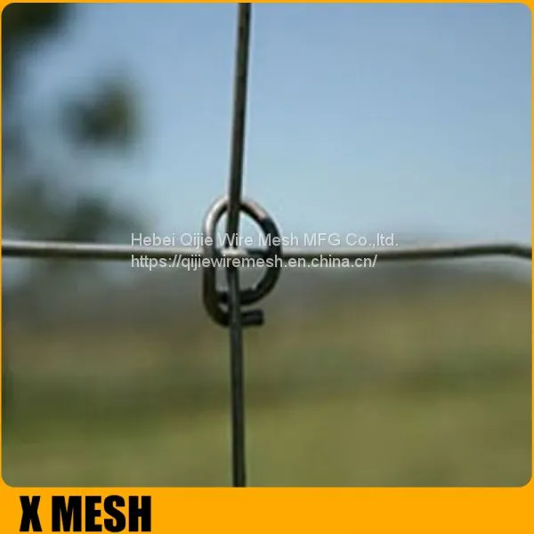 Hot Dipped Galvanized Fixed Knot Deer Fencing For Animals Feeding