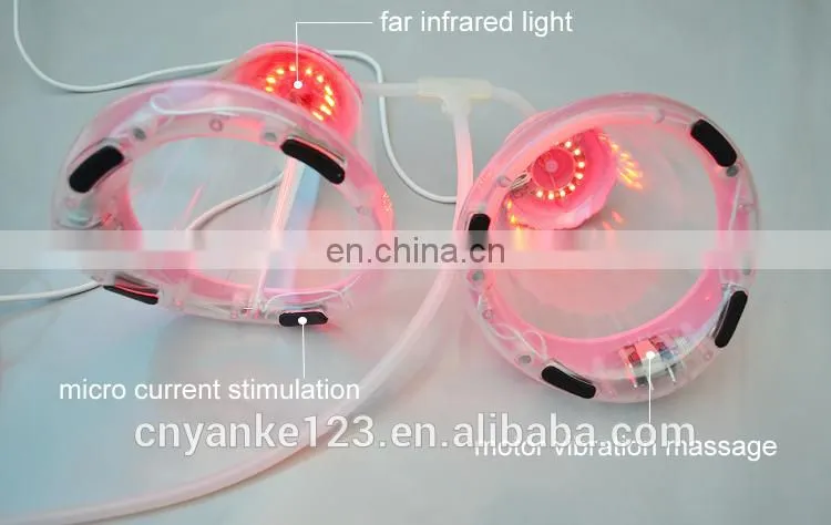 Portable Infrared Care Micro-current Breast Enhancement Vibration Massage Beauty Instrument