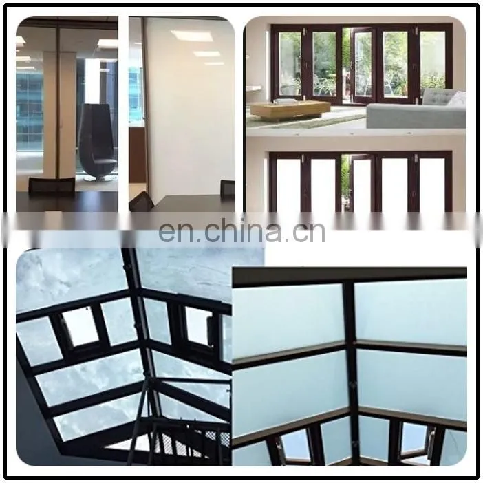 Favorable price with high quality pdlc smart glass 15+15+15mm anti slip safety clear translucent laminated glass floor