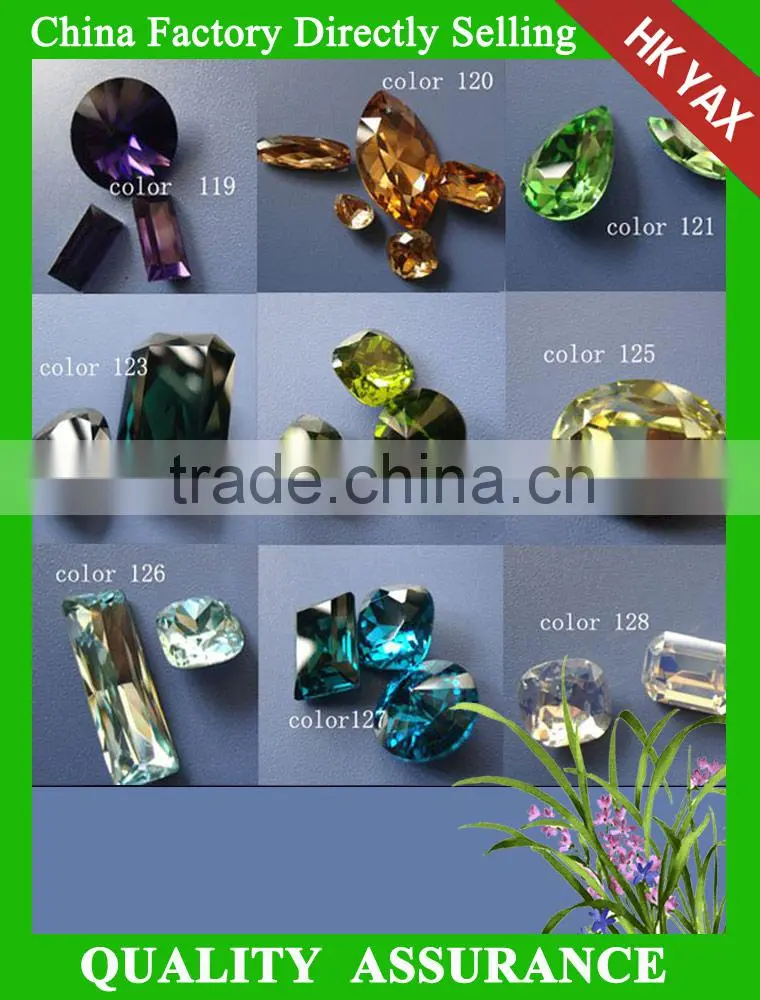0611 Top quality hot sale fashion crystal sew on stones;china crystal stone;crystal stone for dresses