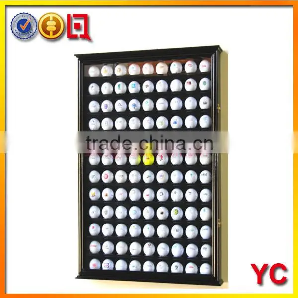 108 golf ball display rack PGA Cabinet Rack Wall Holder