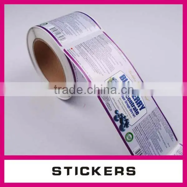 Customized die cut waterproof vinyl sticker