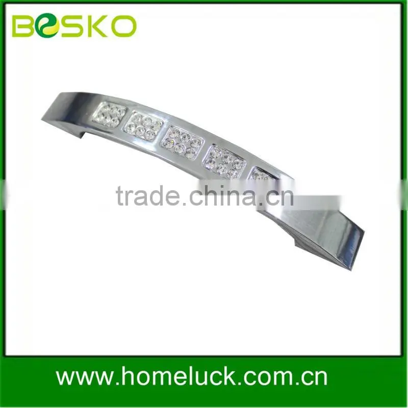 crystal cabinet handles and knobs zinc handles in high quality