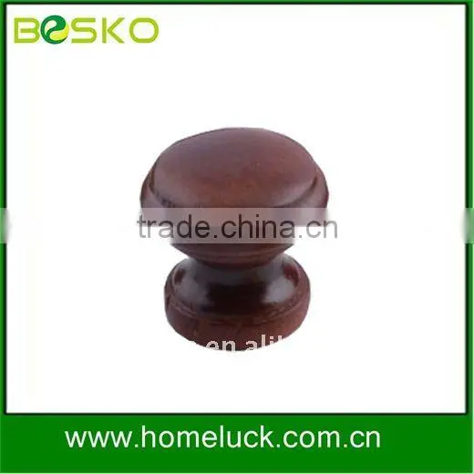 Painted wood knob and wood cabinet knob