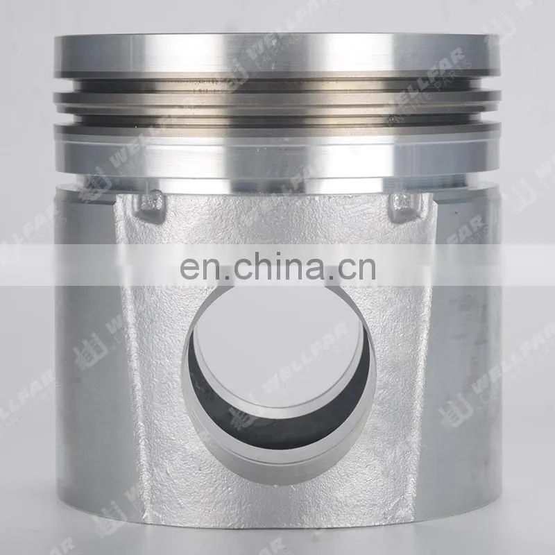 Engine piston kit piston rings piston and pin for heavy truck ISCe QSC8.3 4933120 114mm