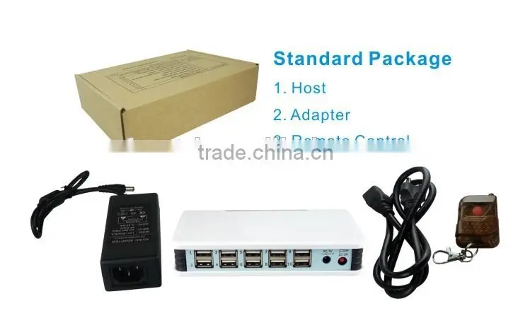 Multi Ports Burglar Alarm Mobile Phone Security For Open Merchandising