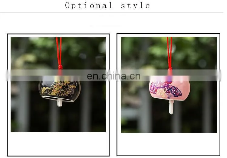 Japanese style indoor ceramic wind chimes wind chimes wholesale