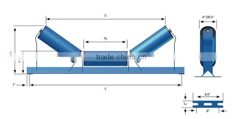 Lithium greasing rollers for modular belt conveyor