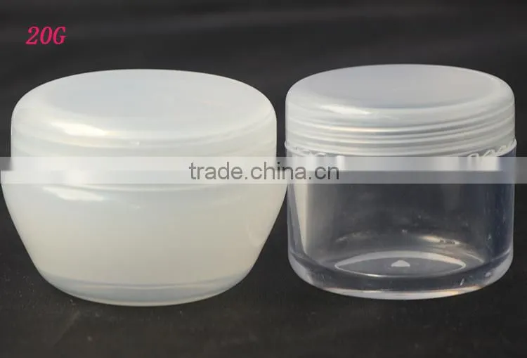 PS & PP High-Quality Pocket-Carrying Mini Capacity Cream Jar for Face-Care Lotion Sample Using Mini Jar Bottle with Screw Lid