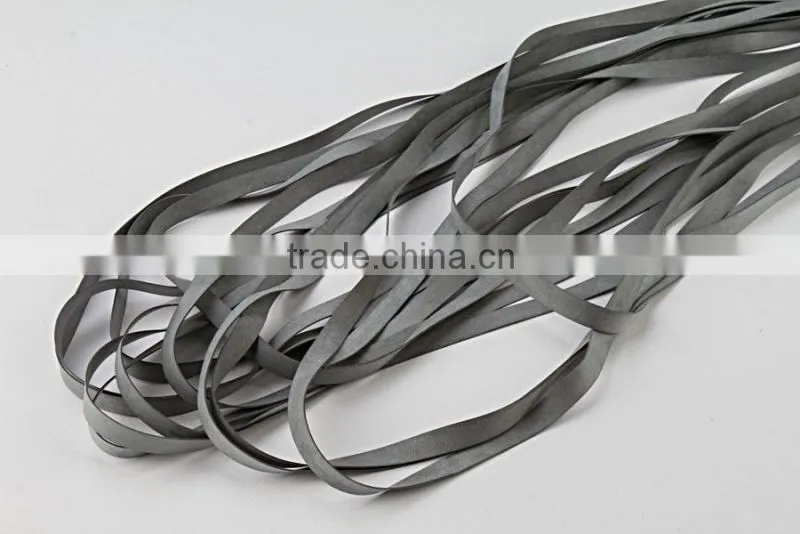 Natural Eco-friendly Colorized Elastic Smooth Rubber Belt