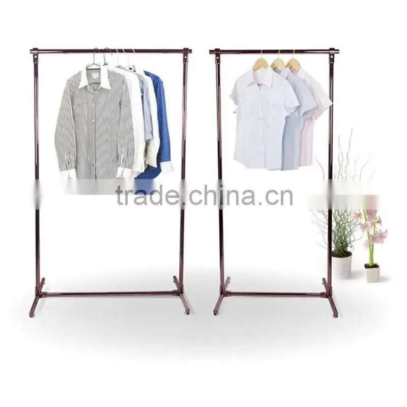 Fashional Metal Titanium Gold Clothes Display Stand Clothes Display Holder