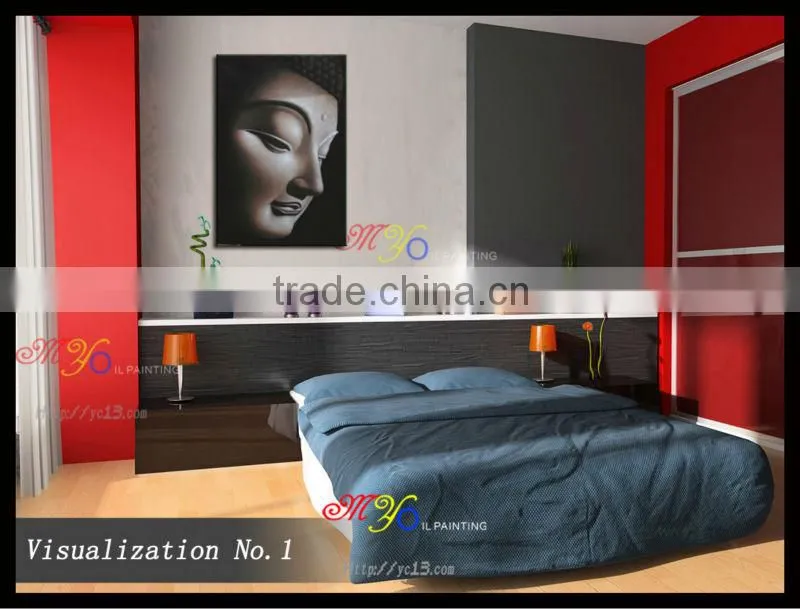 NEW impression buddha handmade oil painting on canvas home decor