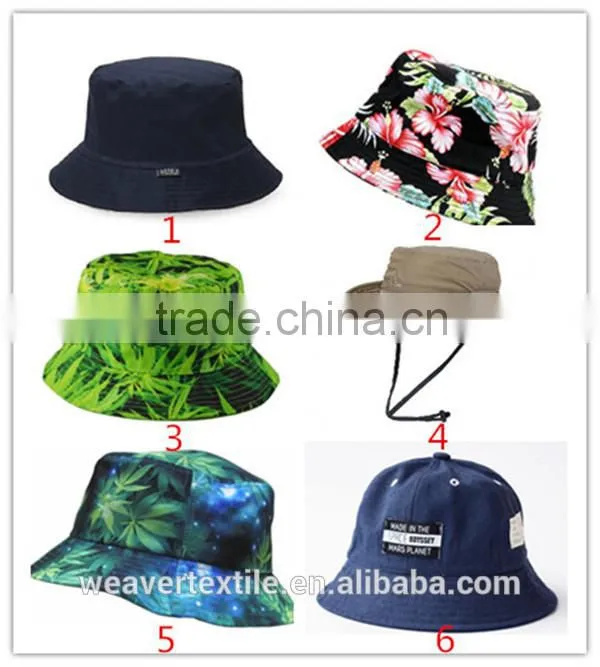 Oem Fishing Blank Rainbow Black Leather Bucket Hat And Caps Men