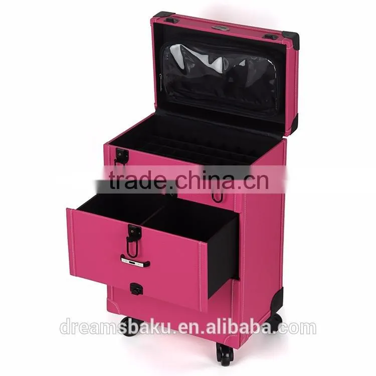 Guangzhou Wholesale Low MOQ Professional Universal Custom Compact Cosmetic Case Makeup bag