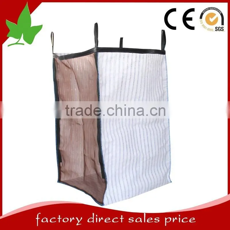Laminated Polypropylene Valve Bag , PP Woven construction copper concentrate bags