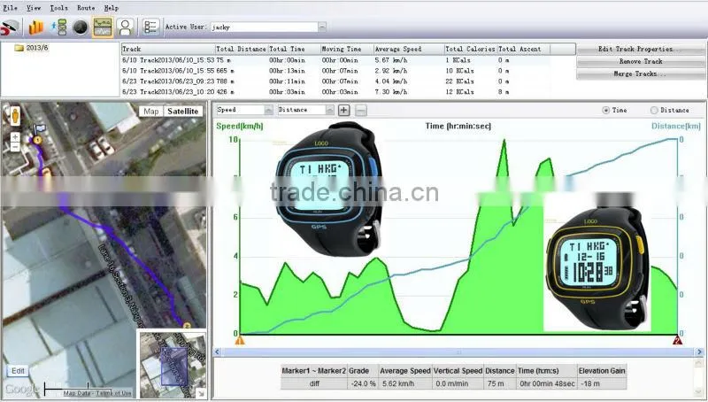 Dream Sport New smart Sports watch tracker ,gps personal latitude longitude