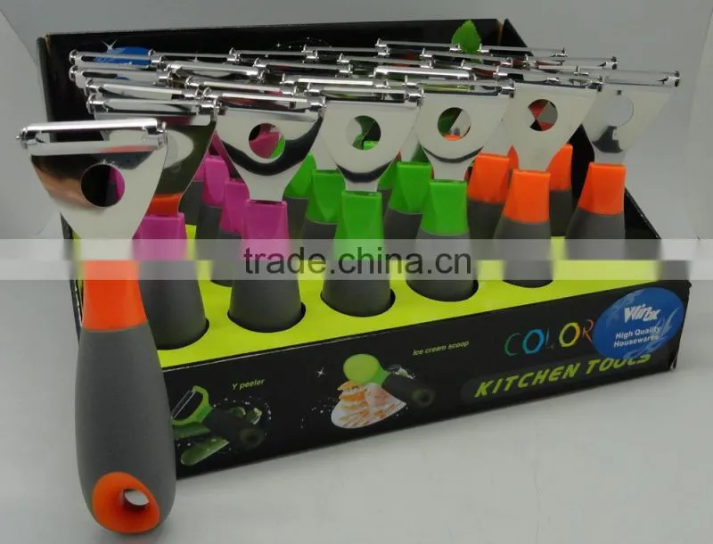 big and fat handle kitchen gadget set,kitchen accessories, ICE CREAM SPOON, PEELER, OPENER