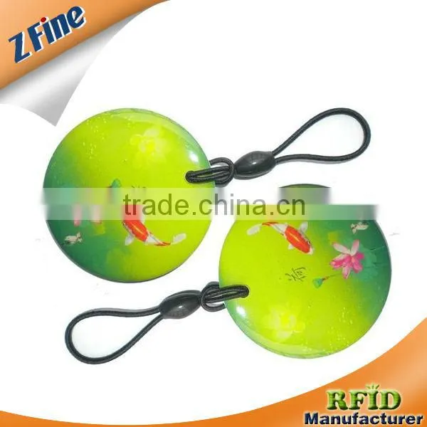 Drop Shaped Stone Pendant RFID exposy card for access control