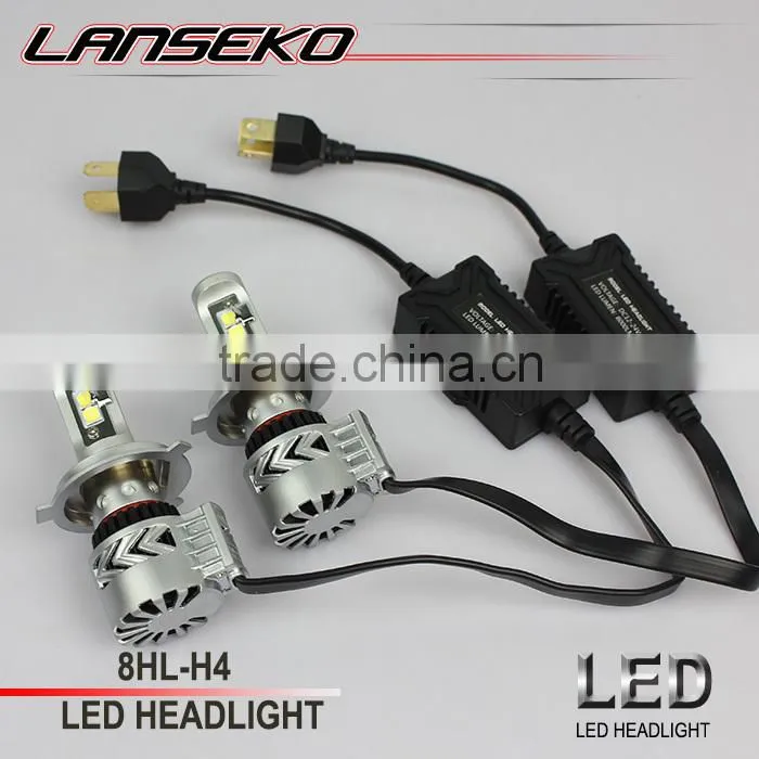 Newest!!! Super brightness 8th led lamp 6000lm 12v led auto headlight for all cars