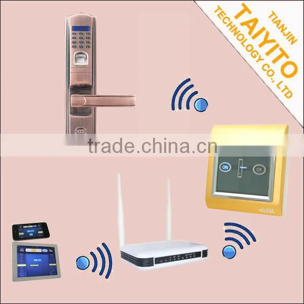 TAIYITO R&D manufacture wireless stable bidirectional Zigbee electrical fingerprint door lock switch