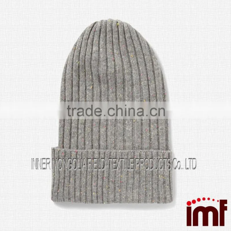 Basic Crochet Ribbed Hat pattern in Cashmere