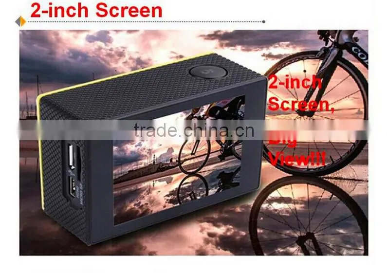 SJ6000 W9 Sport DV Cameras Wifi Action Camera Wireless Video Recorder 2.0 inch 1080P 170 Wide Angle Car DVR 30M Waterproof