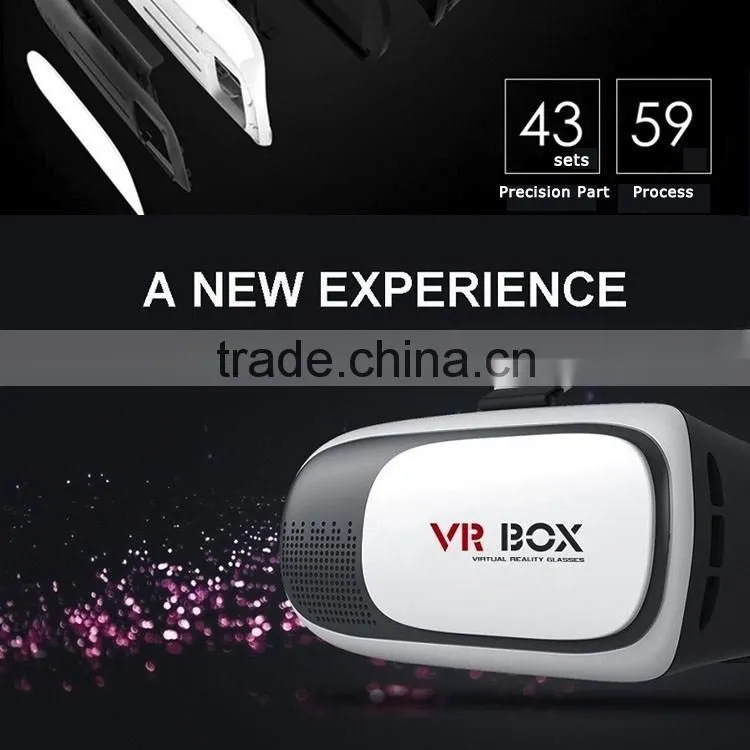2016 new High Tech VR Shinecon 3D Virtual Reality Helmet Movies Games 3D Glasses 3D VR Box For Smartphone