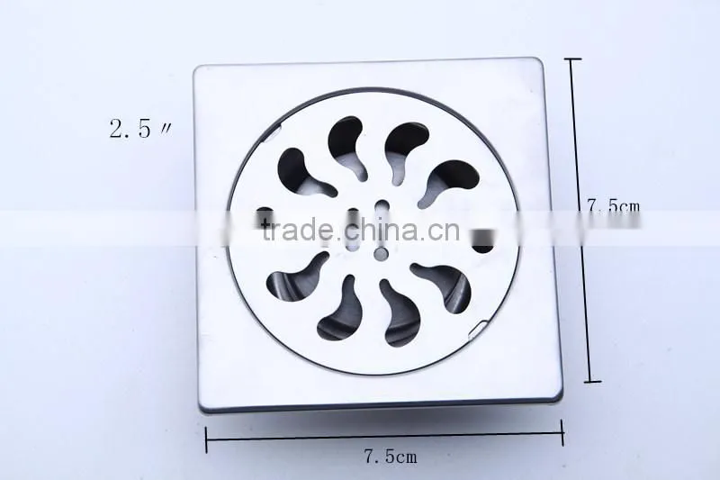 KKK 3.0 Square stainless steel floor drain