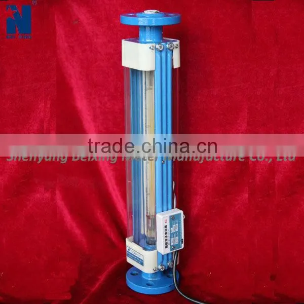 LZBD glass tube rotameter with digital display,variable area flow meter