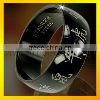Fashion jewelry stainless steel custom rings wedding couple rings