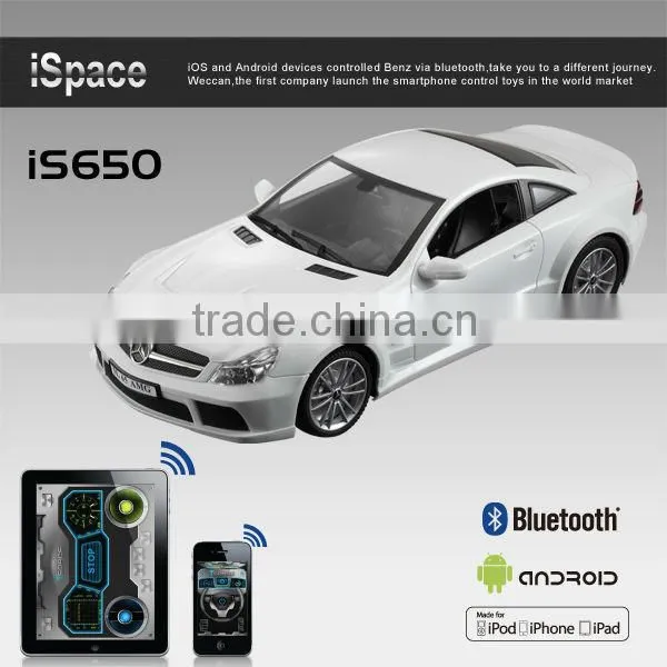 Best toys for 2016 Christmas gift bluetooth 1:14 mercedes die cast car for iOS &Android controllod mercedes rc car with License