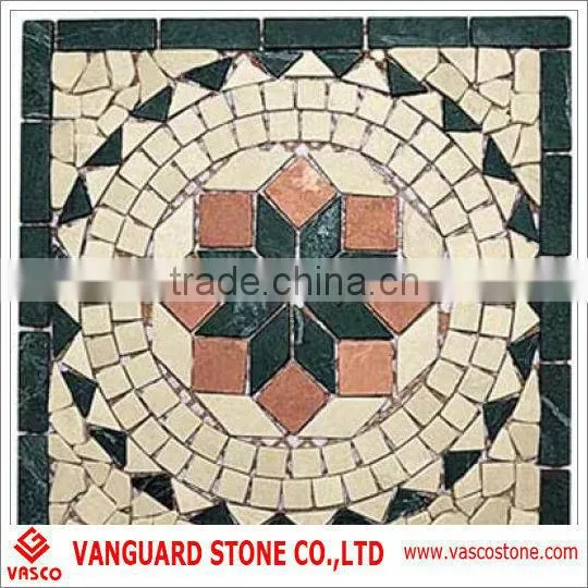 China Cheap Marble Mosaic Floor Medallion