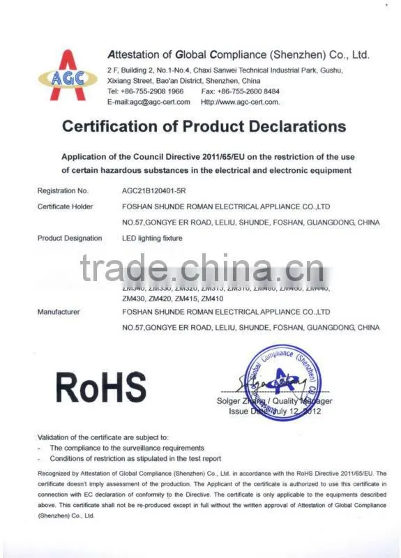 LED Lighting Fixture, LED light fixture, LED lamp Fixture ZM240M1W1-A1-LED