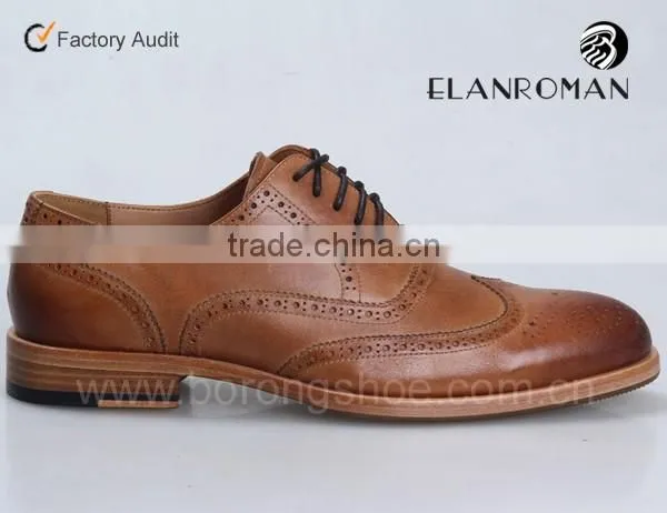Wholesale italian formal shoes brogue leather shoes men leather dress shoes