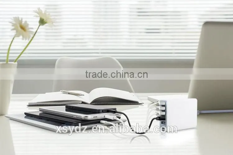 Bank Transfer Available 6.5A 6 Port Cheap Wall USB Charger for iPhone 5/6