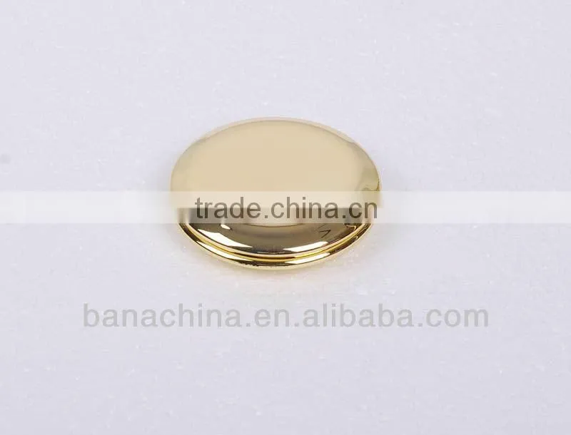 Sweet round plastic double side pocket mirror