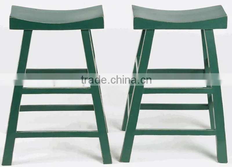 Chinese antique wooden bar stool