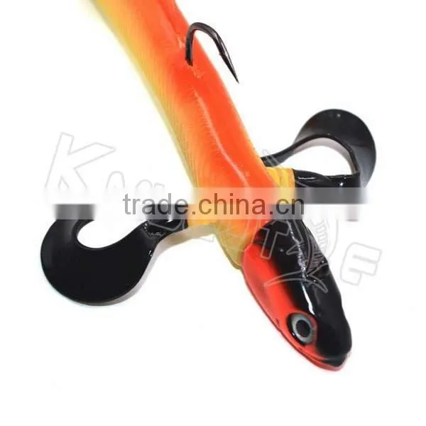 CHGFLYINGEEL factory price wholesale big size soft fishing lure with hook lead jigs