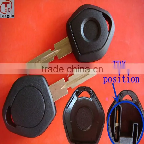Tongda top quality transponder remote key shell no light with TPX position, key blank