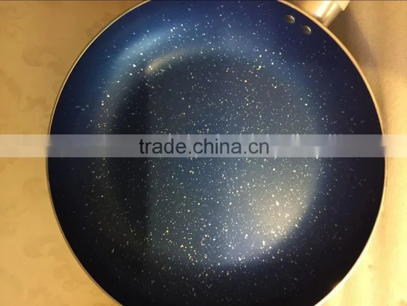 Aluminum non stick marble coating cookware stone coating fry pan