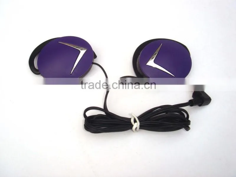 Best selling products 2015 China wholesale wired ear hook ear hanging headphones with mic