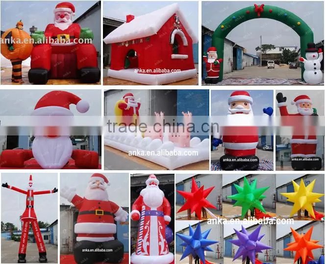 Newest style inflatable father santa claus for christmas ornaments