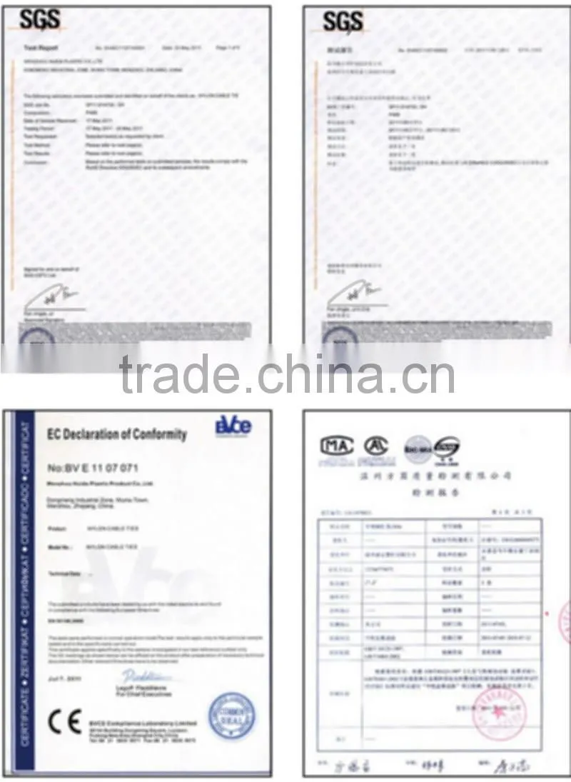 Movable Nylon Cable Ties, Mountable Head Ties, CE ROHS certificated Nylon cable tie